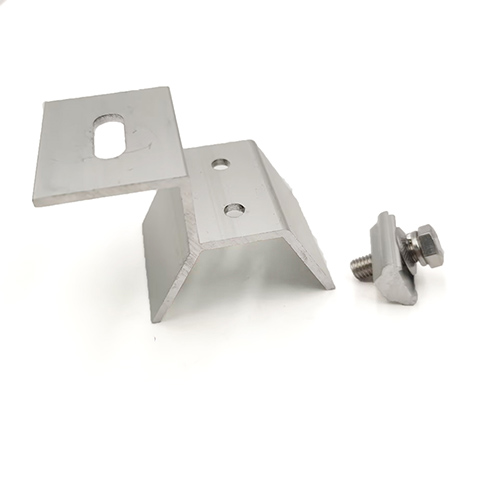 Metal roof solar panel clamps