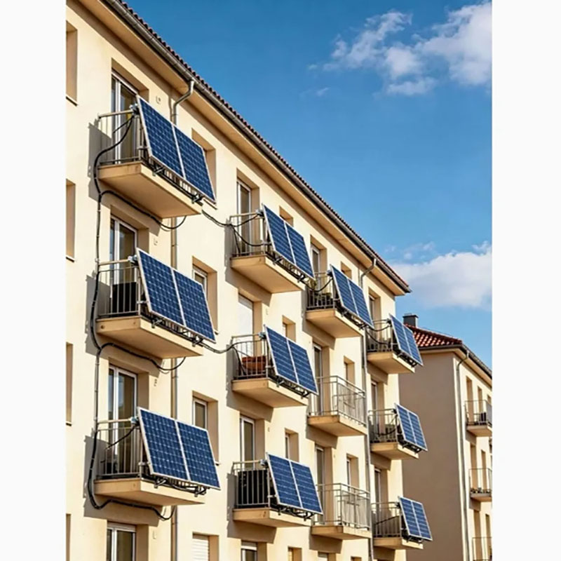 Solar Panel Mount for Apartment Balcony